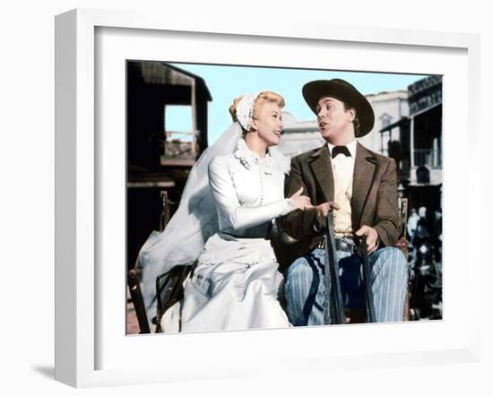 Calamity Jane, Doris Day, Howard Keel, 1953-null-Framed Photo