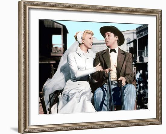 Calamity Jane, Doris Day, Howard Keel, 1953-null-Framed Photo