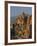 Calanche, White Granite Rocks, with Car on Road Below, Near Piana, Corsica, France, Europe-Tomlinson Ruth-Framed Photographic Print