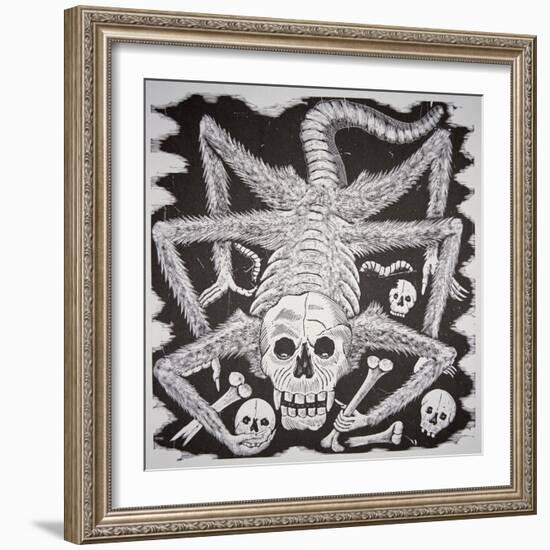 Calavera Huertista, c.1910-Jose Guadalupe Posada-Framed Giclee Print