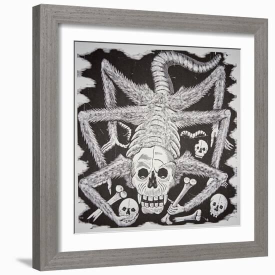 Calavera Huertista, c.1910-Jose Guadalupe Posada-Framed Giclee Print