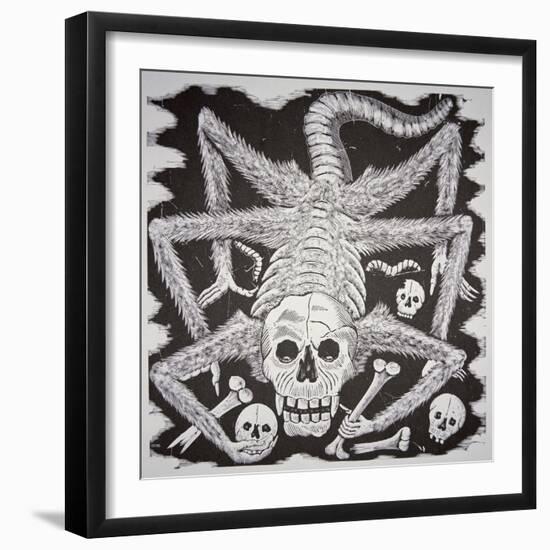 Calavera Huertista, c.1910-Jose Guadalupe Posada-Framed Giclee Print