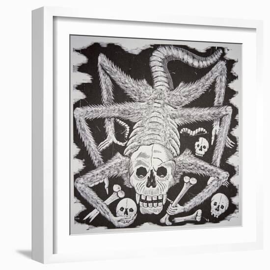 Calavera Huertista, c.1910-Jose Guadalupe Posada-Framed Giclee Print