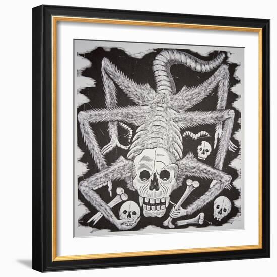 Calavera Huertista, c.1910-Jose Guadalupe Posada-Framed Giclee Print