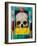 Calavera-Robert Valadez-Framed Art Print