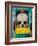 Calavera-Robert Valadez-Framed Art Print