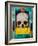 Calavera-Robert Valadez-Framed Art Print