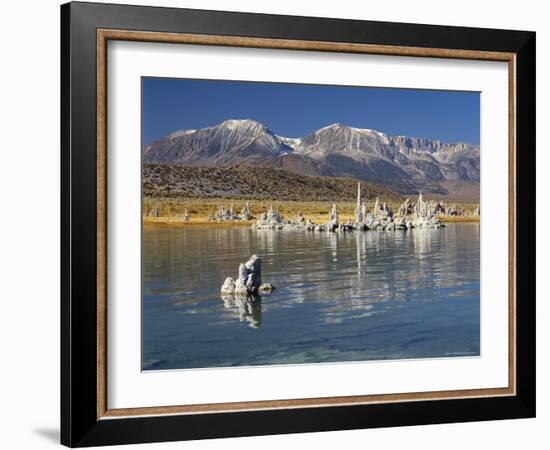 Calcium Carbonate Tufas, Mono Lake, California, USA-Gavin Hellier-Framed Photographic Print