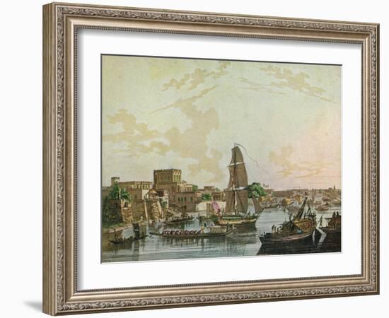 Calcutta, 1788-Thomas Daniell-Framed Giclee Print