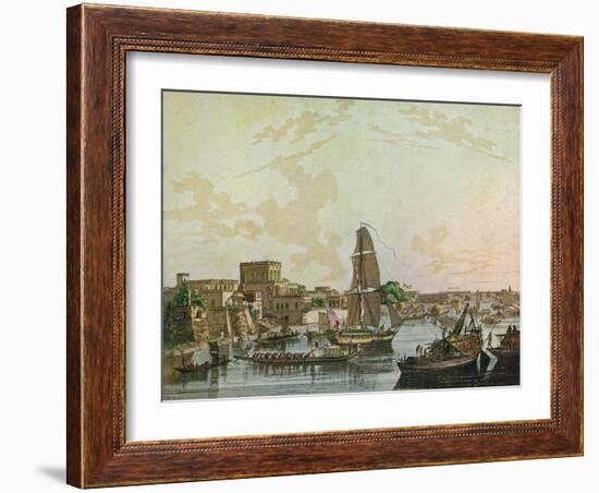 Calcutta, 1788-Thomas Daniell-Framed Giclee Print