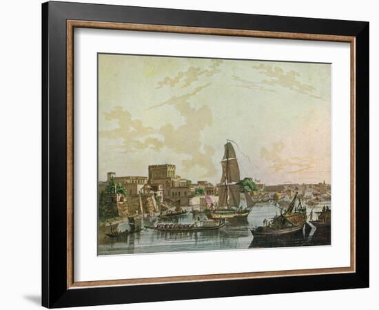 Calcutta, 1788-Thomas Daniell-Framed Giclee Print