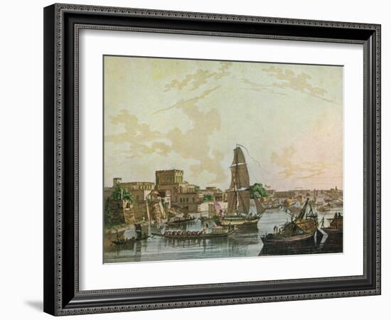 Calcutta, 1788-Thomas Daniell-Framed Giclee Print