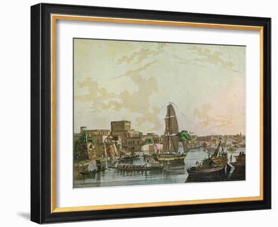 Calcutta, 1788-Thomas Daniell-Framed Giclee Print