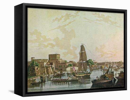 Calcutta, 1788-Thomas Daniell-Framed Premier Image Canvas