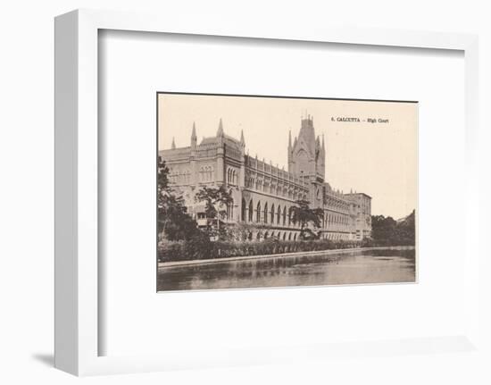 'Calcutta - High Court', c1900-Unknown-Framed Photographic Print