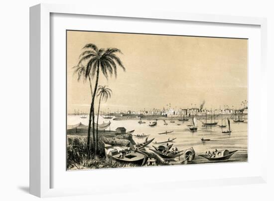 Calcutta, India, 1847-B Clayton-Framed Giclee Print