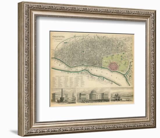 Calcutta, India, c.1842-null-Framed Art Print