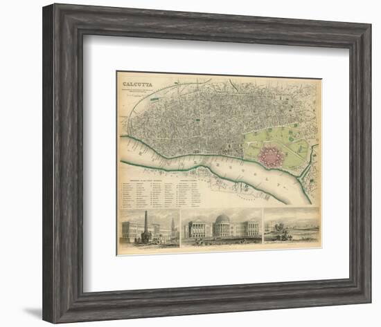 Calcutta, India, c.1842-null-Framed Art Print