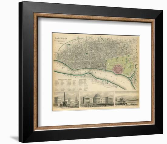 Calcutta, India, c.1842-null-Framed Art Print