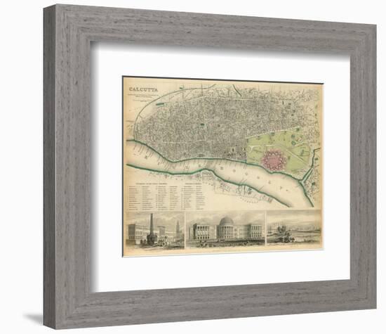 Calcutta, India, c.1842-null-Framed Art Print