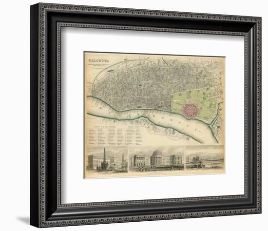 Calcutta, India, c.1842-null-Framed Art Print