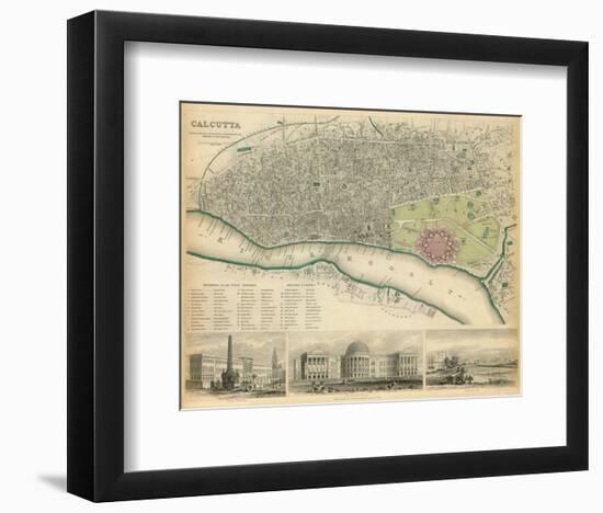 Calcutta, India, c.1842-null-Framed Art Print