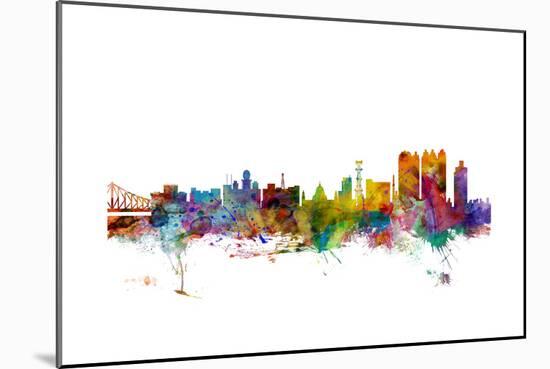 Calcutta (Kolkata) India Skyline-Michael Tompsett-Mounted Art Print