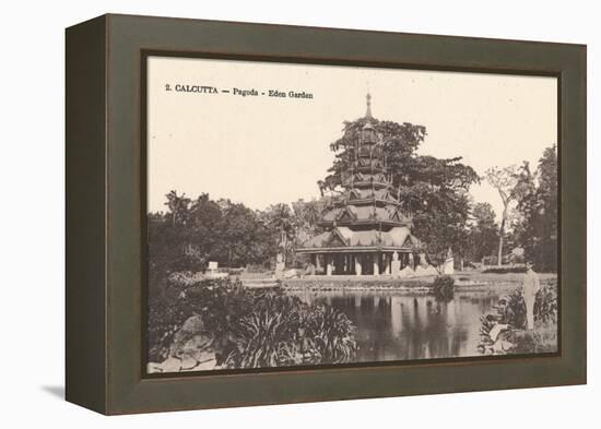 'Calcutta - Pagoda - Eden Garden', c1900-Unknown-Framed Premier Image Canvas