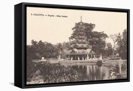 'Calcutta - Pagoda - Eden Garden', c1900-Unknown-Framed Premier Image Canvas