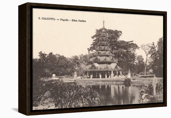 'Calcutta - Pagoda - Eden Garden', c1900-Unknown-Framed Premier Image Canvas