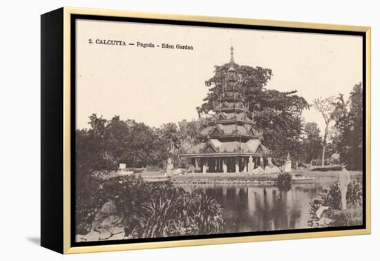 'Calcutta - Pagoda - Eden Garden', c1900-Unknown-Framed Premier Image Canvas