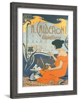 Calderoni Gioielliere 1898-Adolfo Hohenstein-Framed Art Print