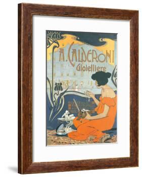 Calderoni Gioielliere 1898-Adolfo Hohenstein-Framed Art Print