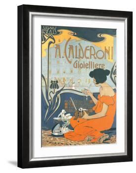 Calderoni Gioielliere 1898-Adolfo Hohenstein-Framed Art Print