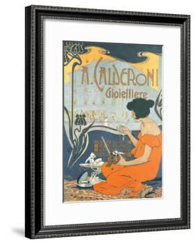 Calderoni Gioielliere 1898-Adolfo Hohenstein-Framed Art Print