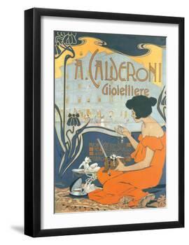 Calderoni Gioielliere 1898-Adolfo Hohenstein-Framed Art Print