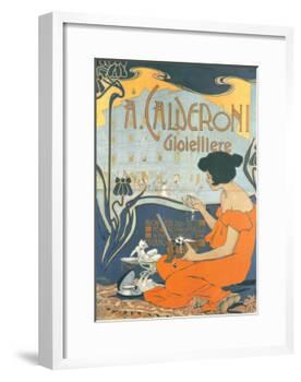 Calderoni Gioielliere 1898-Adolfo Hohenstein-Framed Art Print