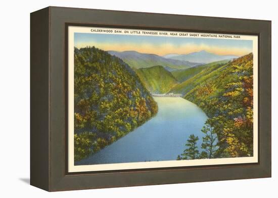 Calderwood Dam, Great Smoky Mountains-null-Framed Stretched Canvas