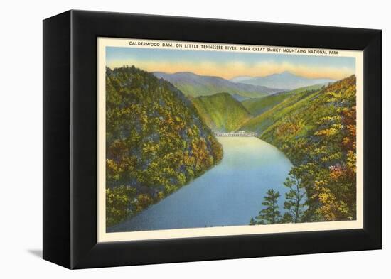 Calderwood Dam, Great Smoky Mountains-null-Framed Stretched Canvas