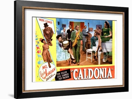 Caldonia, Louis Jordan, Nicky O'Daniel, the Tympany Five, 1945-null-Framed Art Print