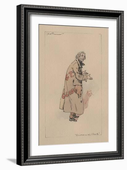 Caleb Plummer - the Cricket on the Hearth, C.1920s-Joseph Clayton Clarke-Framed Giclee Print