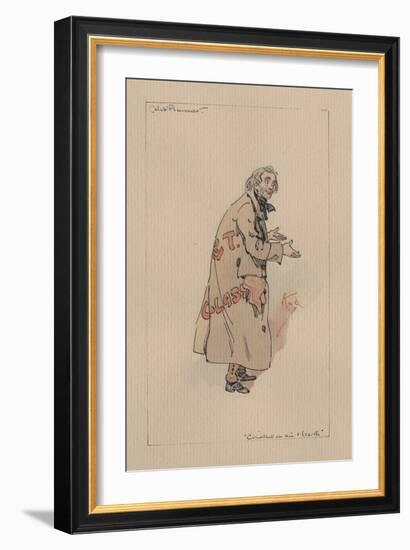 Caleb Plummer - the Cricket on the Hearth, C.1920s-Joseph Clayton Clarke-Framed Giclee Print