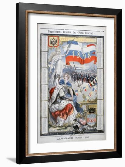 Calendar for 1898-F Meaulle-Framed Giclee Print