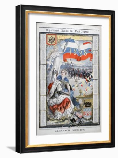 Calendar for 1898-F Meaulle-Framed Giclee Print