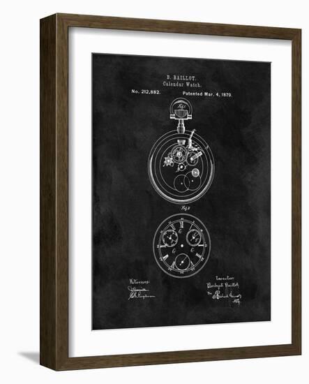 Calendar Watch, 1879-Black-Dan Sproul-Framed Art Print