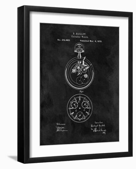 Calendar Watch, 1879-Black-Dan Sproul-Framed Art Print