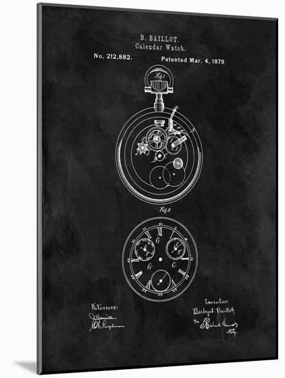 Calendar Watch, 1879-Black-Dan Sproul-Mounted Art Print
