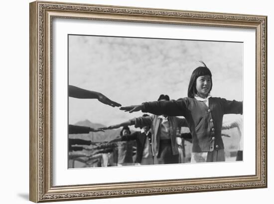 Calesthenics-Ansel Adams-Framed Art Print