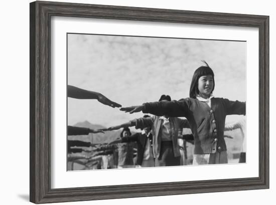 Calesthenics-Ansel Adams-Framed Art Print