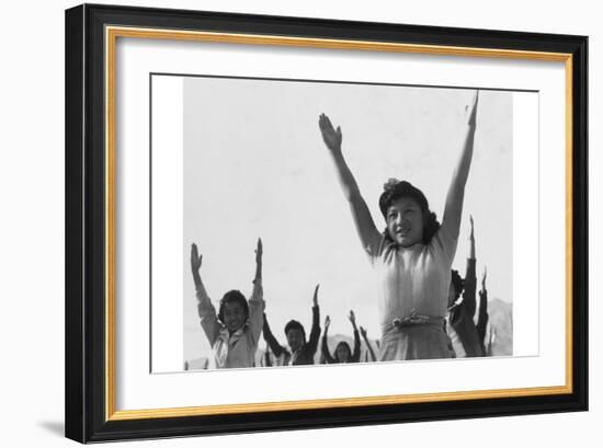 Calesthenics-Ansel Adams-Framed Art Print